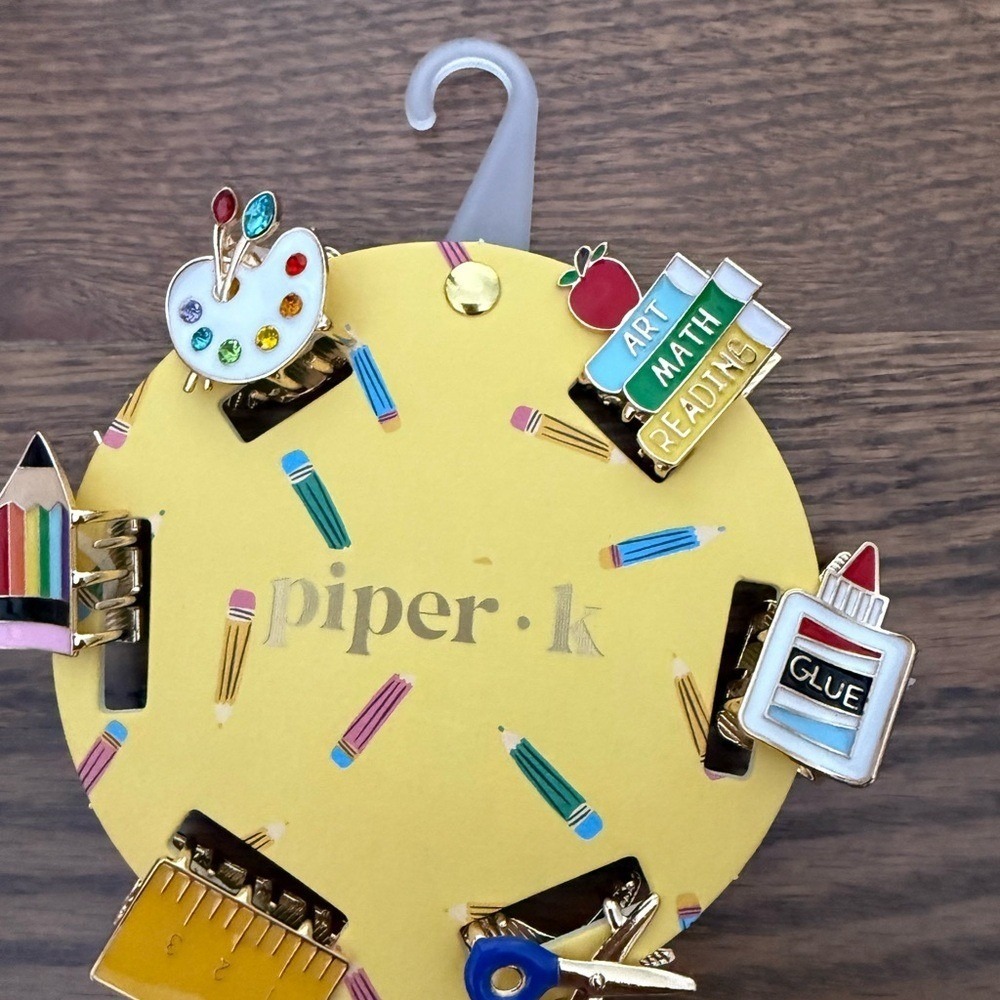 Piper K Creative Kids Hair Clip Set - Multicolor